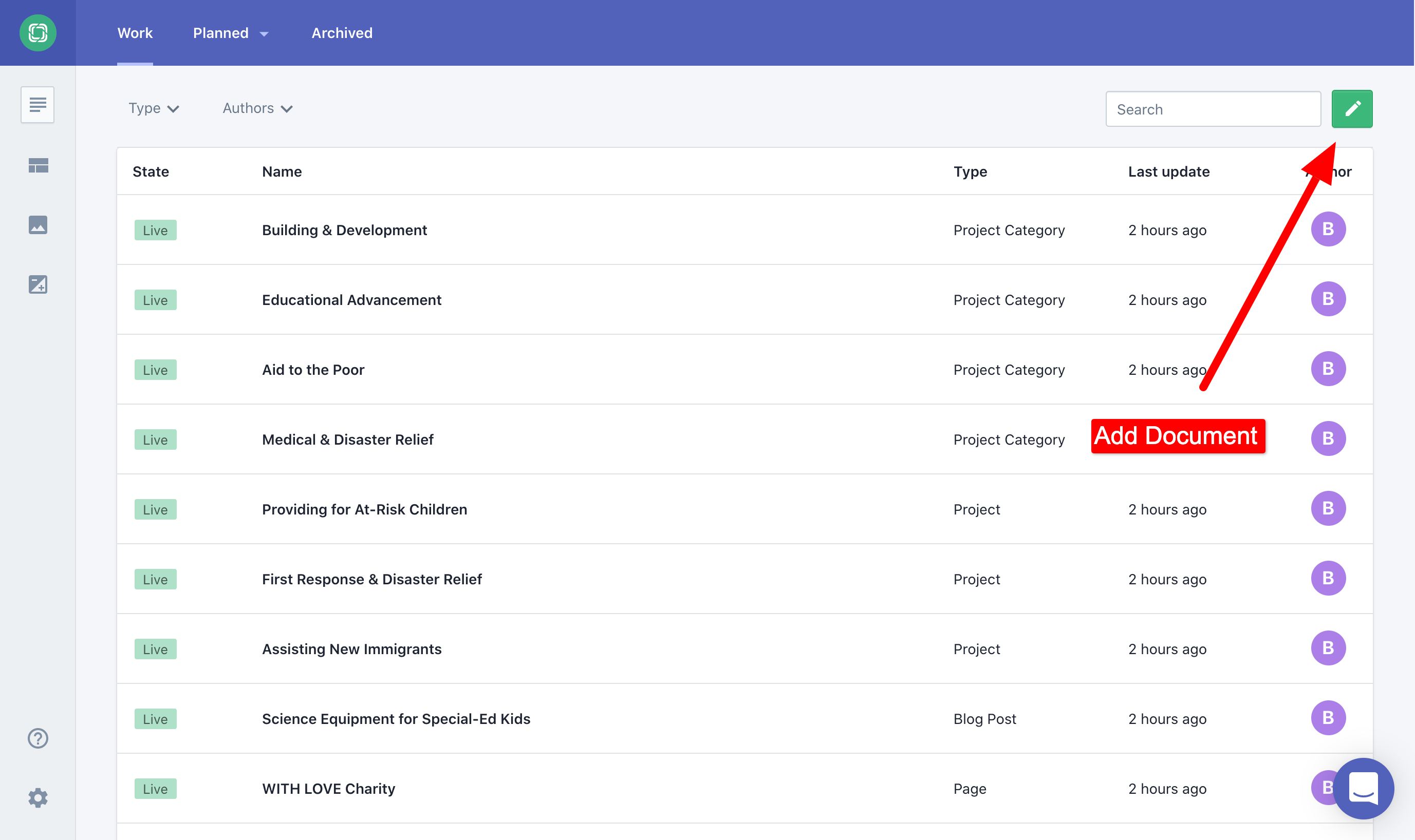 Add Prismic Document